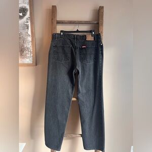 Ralph Lauren Straight Leg Jeans in Washed Black
